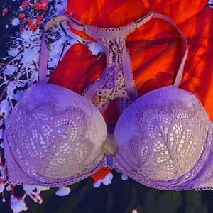 34D dream angels push up front closure NWOT